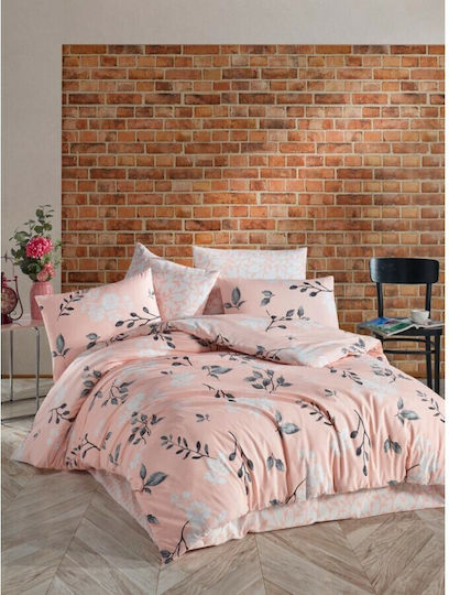 Mardim Чаршаф King Size с Ластик 180x200+30см. Розов
