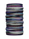 Matt Scarf Micro Stripes On Wood Шал за Врат за Мотоциклетист от Полиестер Многоцветен
