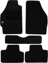 Autopataki Комплект Отпред И Отзад 5 Бр За Fiat Punto 1999-2008 Черни Килими За Кола