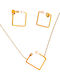 Gatsa Set with Necklace from Gold 14K