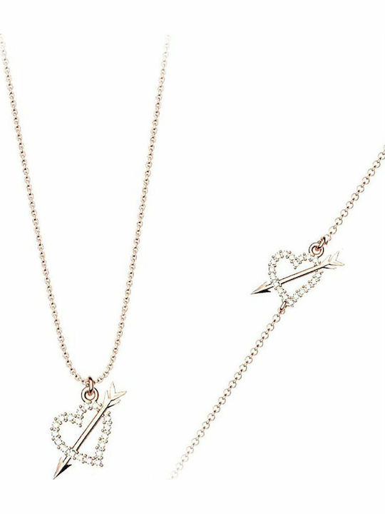 Exis Jewellery Set mit Halskette & Armband aus ...