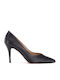 Philippe Lang Leder Pumps Schwarz