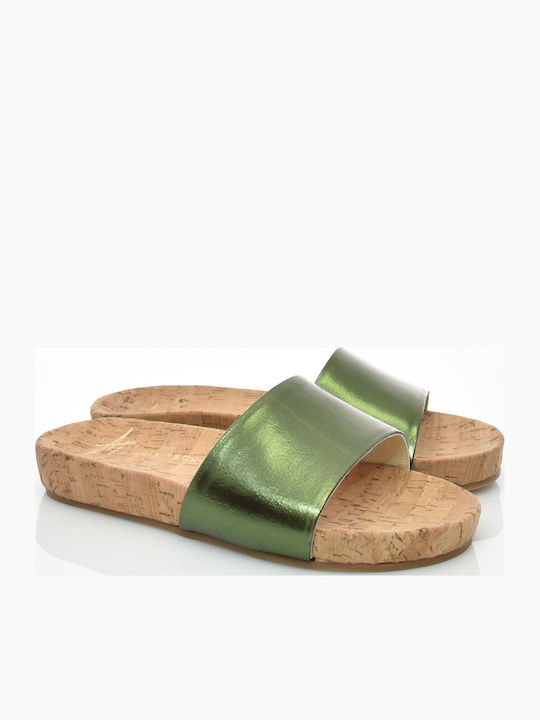 Aris Tsoubos Designer Single Strap Mule Flache ...