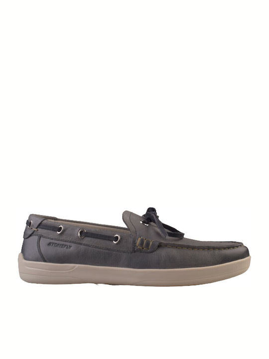 Ocean 104866 Jeans Men's Leather Loafers Blue