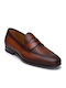 Leder Herren Mokassins in Braun Farbe