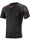 Alpinestars Ανδρική Ισοθερμική Κοντομάνικη Μπλούζα Compression Μαύρη