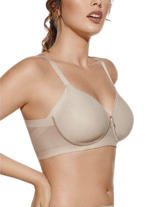 Creaciones Selene Nadia Bra without Padding without Underwire Beige