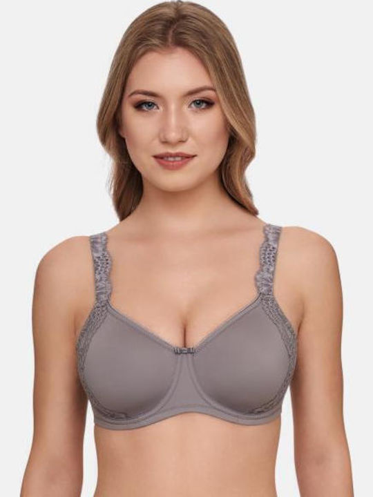 Susa London Γκρι Minimizer Σουτιέν με Μπανέλες