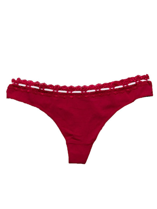 Huxley & Grace Women's String Burgundy