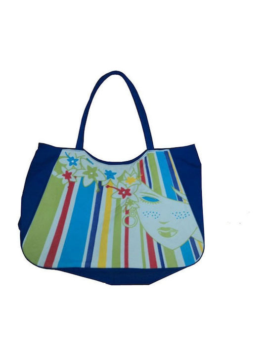 Fabric Beach Bag Multicolour