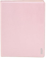 Leather Diary Flip Cover Δερματίνης Ροζ (Universal 10.5") HALD-IP105-P
