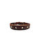 ByLeather Ошийник за куче Кожа в Кафяв цвят Small 45см