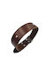 ByLeather Κολάρο Σκύλου Δερμάτινο σε Καφέ χρώμα Small 60cm