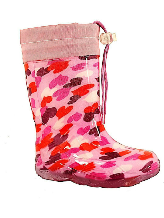 Meridian Kids Wellies Fuchsia