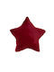 Amo La Casa Amo La Casa Burgundy Furry Sofa Cushion 40x40cm