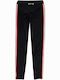 Παιδικό Κολάν Μακρύ Μαύρο Stripe Legging