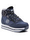 Women's Ankle Boots Platform Navy Blue