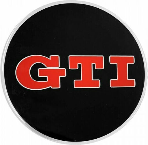 Stickers with Enamel Coating 15.5 x 15.5cm for Car Gas Cap in Black Color 1pcs