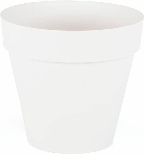 Serinova Topf Kunststoff White Cream 16x16x14.5cm.