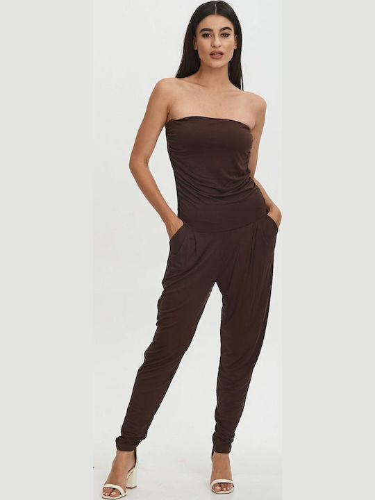 Lipsy London Women's Strapless One-piece Suit B...