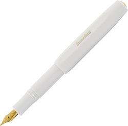 Kaweco Classic Sport Writing Pen Fine White made of Plastic with White Ink