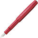 Kaweco Al Sport Deep Schreibfeder Extra breit Rot aus Aluminium mit Rot Tinte