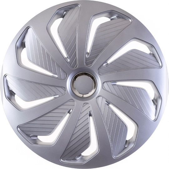 Versaco Комплект тапи за колела на автомобил Wind Rc Cbx 4бр 16" Gray/Gray