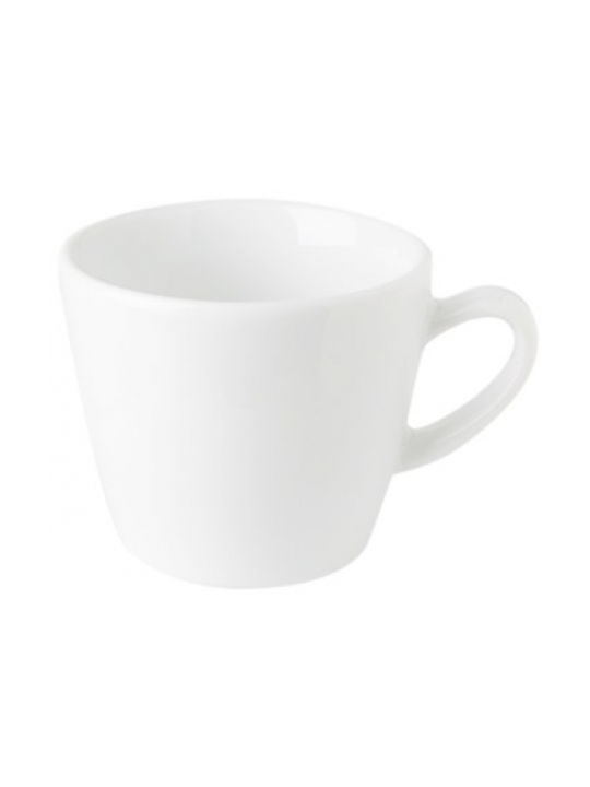 Ready Optimo Set Tassen Kaffee aus Porzellan Weiß 6Stück