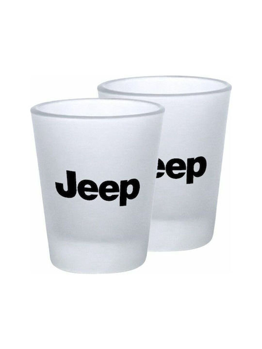 Jeep Σφηνοπότηρα από Γυαλί 45ml 2τμχ