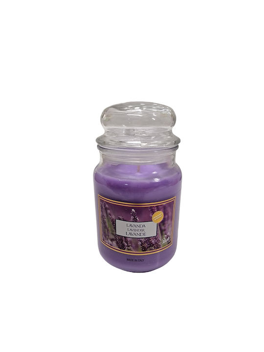 Scented Candle Jar Purple 1pcs