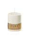 Decorative Candle White 1pcs