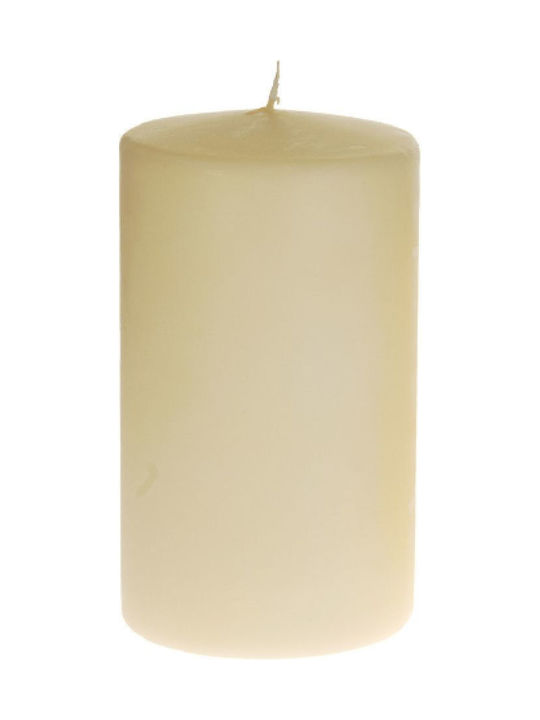 Decorative Candle Ecru 1pcs