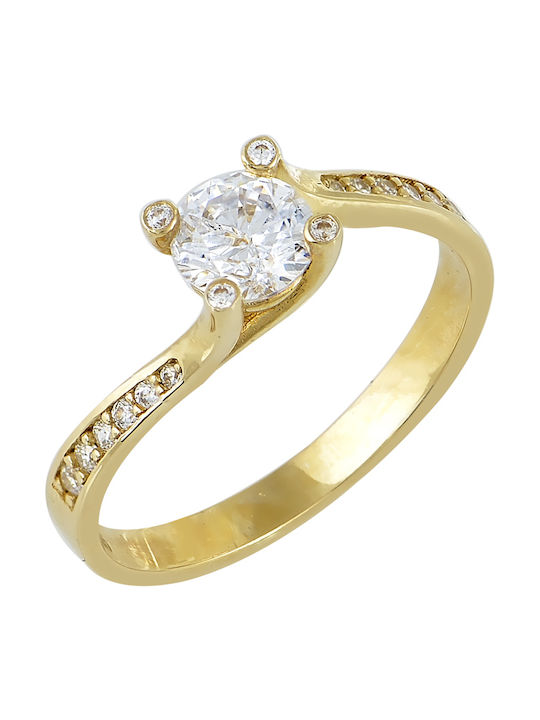 Single Stone from Gold 14K