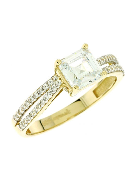 Single Stone from Gold 14K