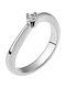 Single Stone from White Gold 14K