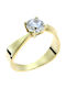 Single Stone from Gold 14K