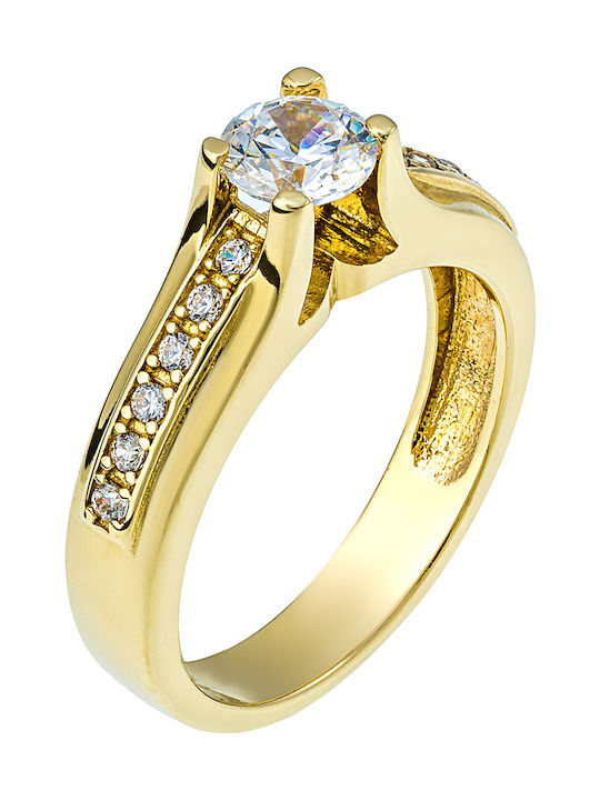 Single Stone from Gold 14K