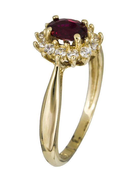 Единичен камък от Злато 14K