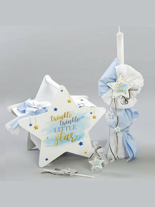 Katsigiannis Little Stars Taufset mit Thema Stern 4Stück