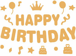 Happy Birthday Αυτοκόλλητo για Πάρτυ