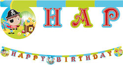Procos Banner Happy Birthday Pentru Petrecere Tematică Pirați Procos Banner Happy Birthday Pentru Petrecere Tematică Pirați