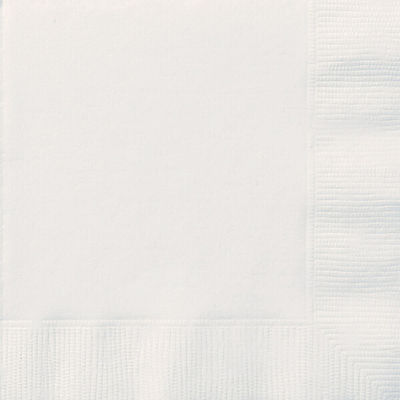 Party Napkins White 20pcs