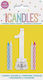 Unique Number 1 Flashing Candle Holder Birthday Candle Candle Genethlion Arithmos 1 U37531
