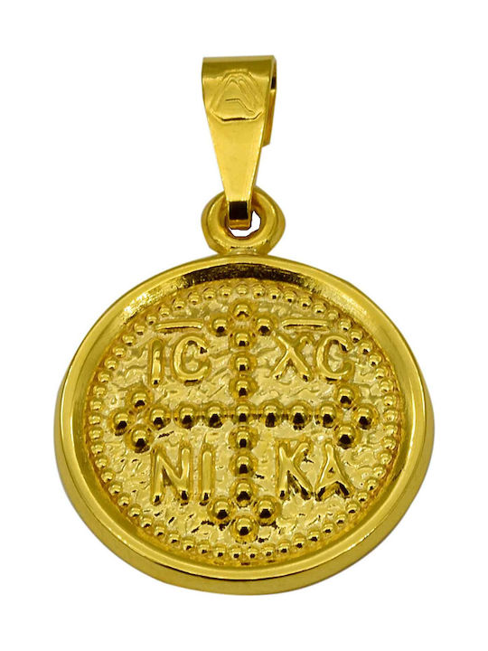 Pendant Kids Talisman Constantine from Gold 9K ΜΚΦ003-0