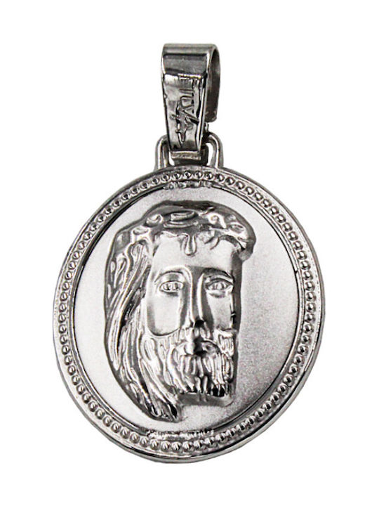 Roloi Kaliamanis Pendant Kids Talisman Double Sided Konstantinato made of Gold 14K PM1140