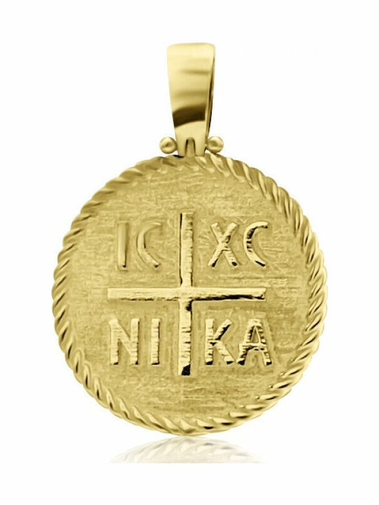 Chrilia Pendant Kids Talisman Konstantinato made of Gold 14K ME2101