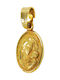 Roloi Kaliamanis Pendant Kids Talisman with the Virgin Mary made of Gold 14K PM1041