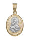 Pendant Kids Talisman with Virgin Mary from Gold 9K 035620