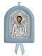 SilverBrand.gr Saint Icon Kids Talisman with Jesus Christ made of Silver 1311528A BOY