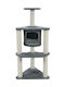 Zolux Scratching Post Cat Trees Gray 3 levels 57x69x116cm